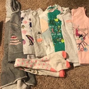 9 ADORABLE girl items. Size 3/4 Great brands